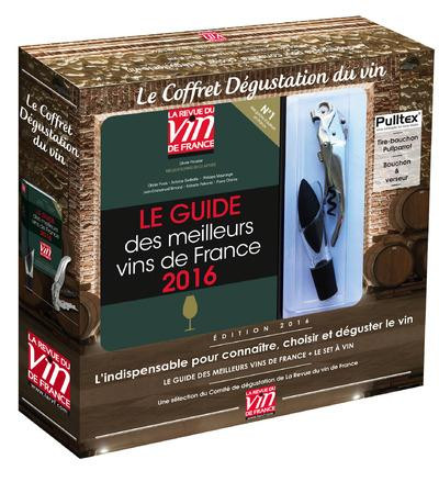 Le Coffret dégustation du vin. Le guide des meilleurs vins de France le set à vin (tire-bouchon Pu
