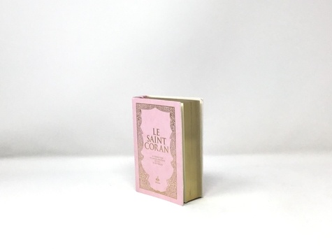 Saint Coran - Français - Poche (10x14) - Rose clair - dorure