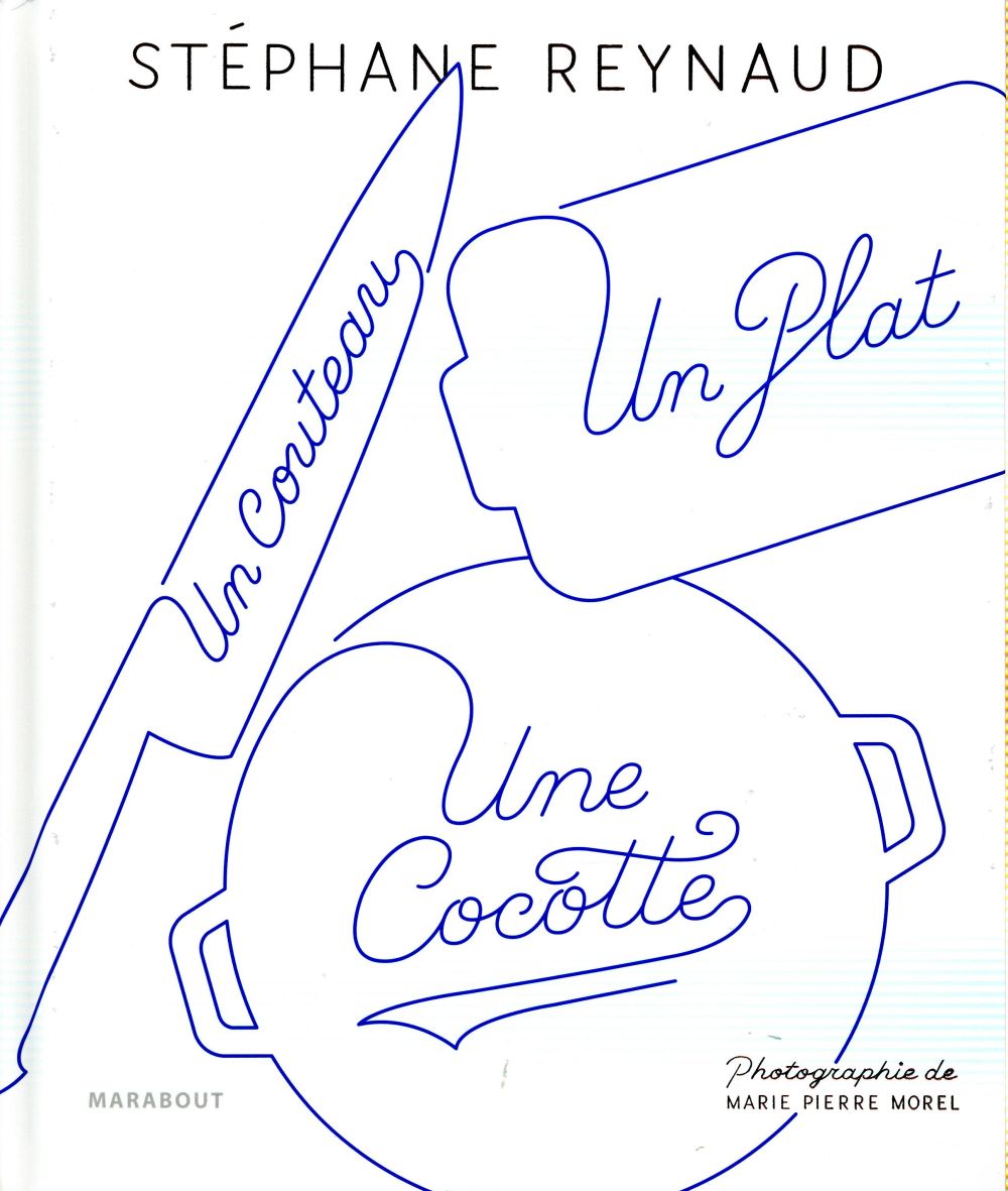 Un couteau un plat une cocotte