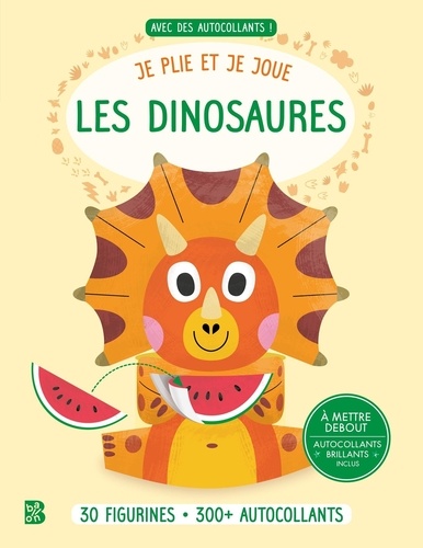 Les dinosaures. Avec 30 figurines, 300 autocollants