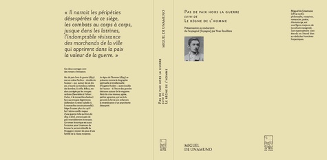 Pas de paix hors la guerre. Suivi de Le règne de l'homme