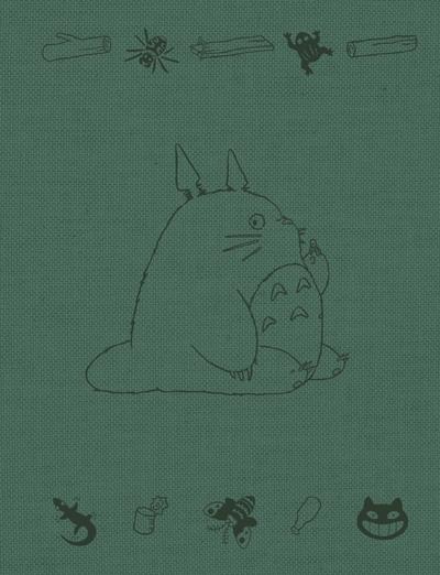 Ghibli : Carnet toilé Totoro