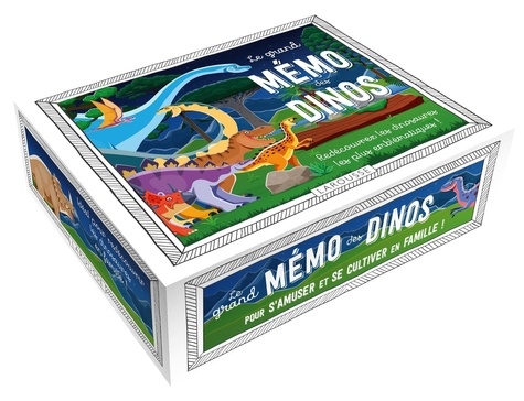 Le grand mémo des dinos. Redécouvrez les dinosaures les plus emblématiques !