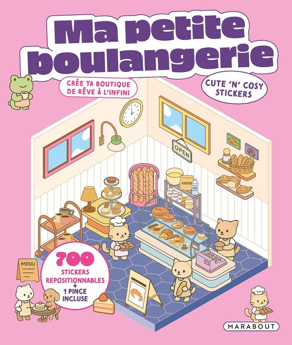 Ma petite boulangerie - Cute 'n' cosy stickers. Crée ta pâtisserie de rêve à l'infini