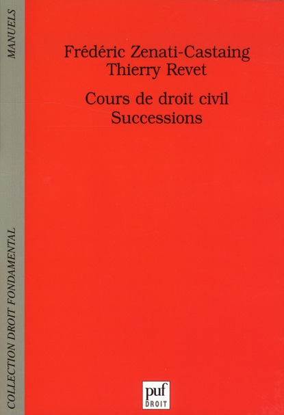 Cours de droit civil. Successions