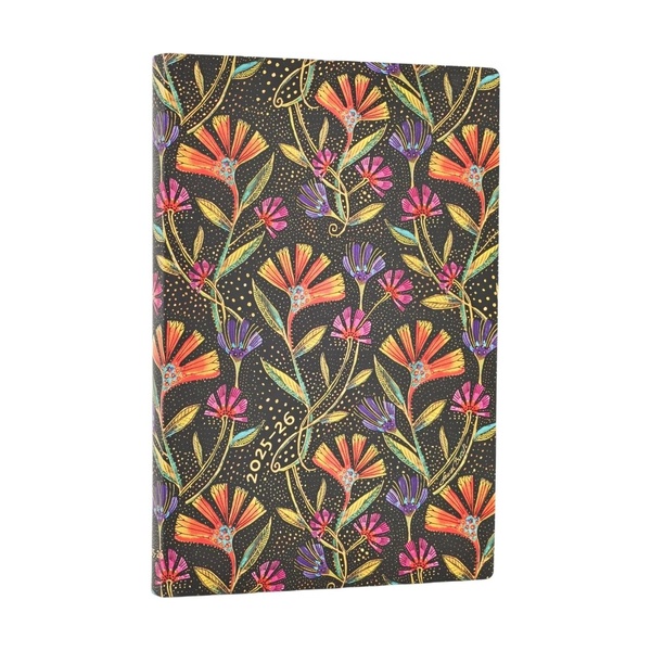 AGENDA 13 MOIS 2025 2026 HORIZONTAL MINI - FLEURS SAUVAGES, CREATIONS AMUSANTES