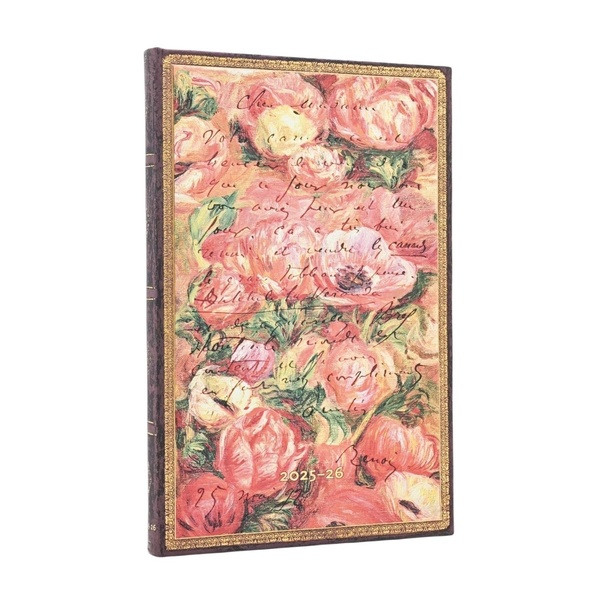 AGENDA 13 MOIS 2025 2026 VERTICAL MAXI - RENOIR LETTRE A MORISOT, LES MANUSCRITS ESTAMPES