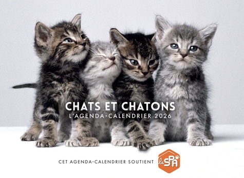 L'agenda-calendrier Chats et chatons. Edition 2026