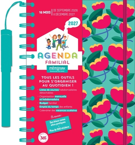 Agenda familial. Edition 2026-2027