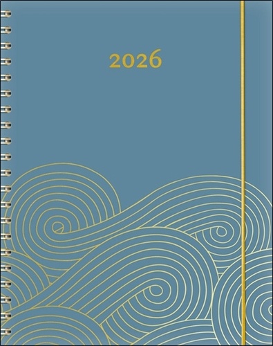 Agenda Kibo-Or-FB Bleu. Edition 2026