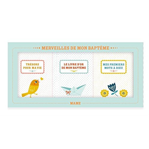 Merveilles de mon baptême. Coffret 3 volumes : Mes premiers mots à Dieu ; Le livre d'or de mon baptê