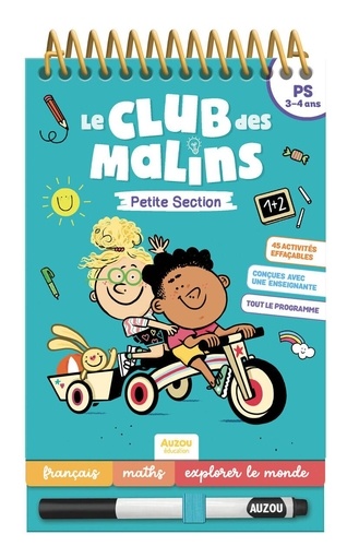 Le club des malins Petite Section. Avec 1 feutre effaçable