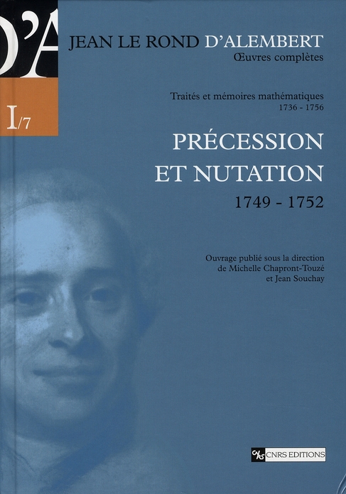 Précession et nutation. 1749-1752