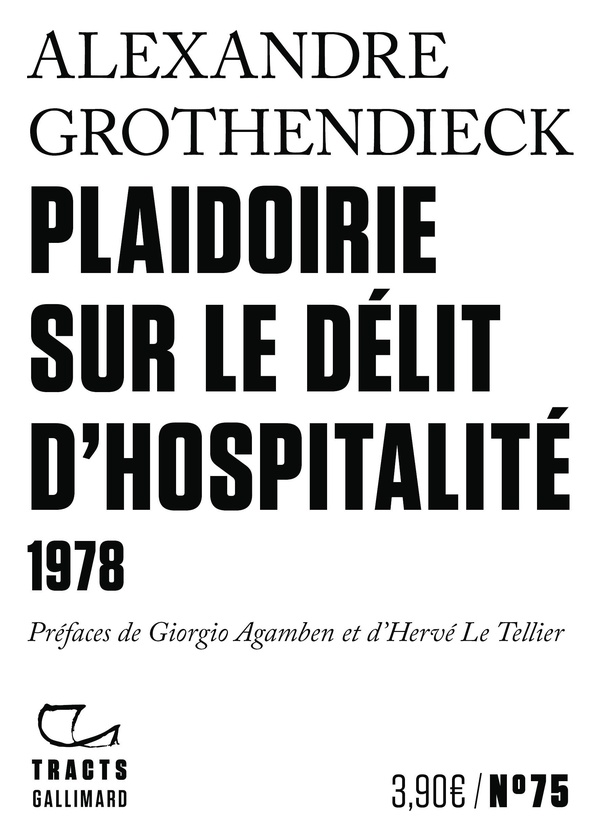 Plaidoirie sur le délit d'hospitalité. 1978