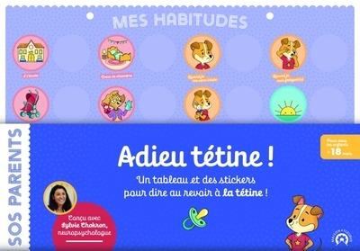 SOS Parents : Adieu tétine ! Un tableau et des stickers pour dire au revoir à la tétine !