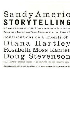 Storytelling. Index sensible pour Agora non représentative