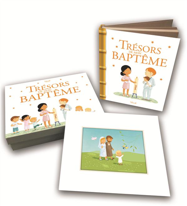 Trésors de mon baptême. Contient : 1 illustration encadrée