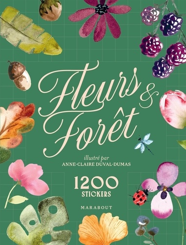 Stickers Fleurs et Forêt. 1200 stickers