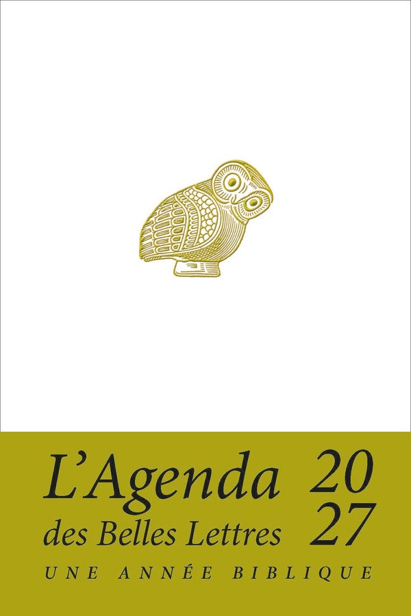Agenda des Belles Lettres 2027. Une année biblique