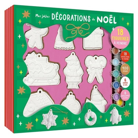 Mes jolies décorations de Noël. 18 figurines à peindre