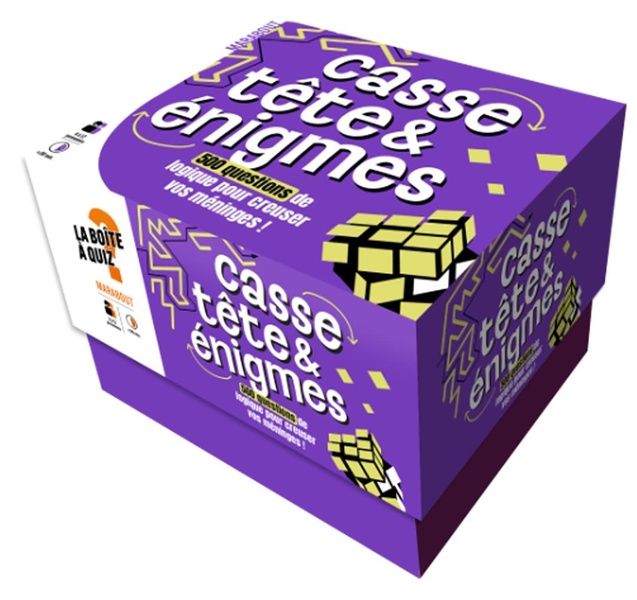 Casse-tête & énigmes. 400 questions de logique pour se creuser les méninges !