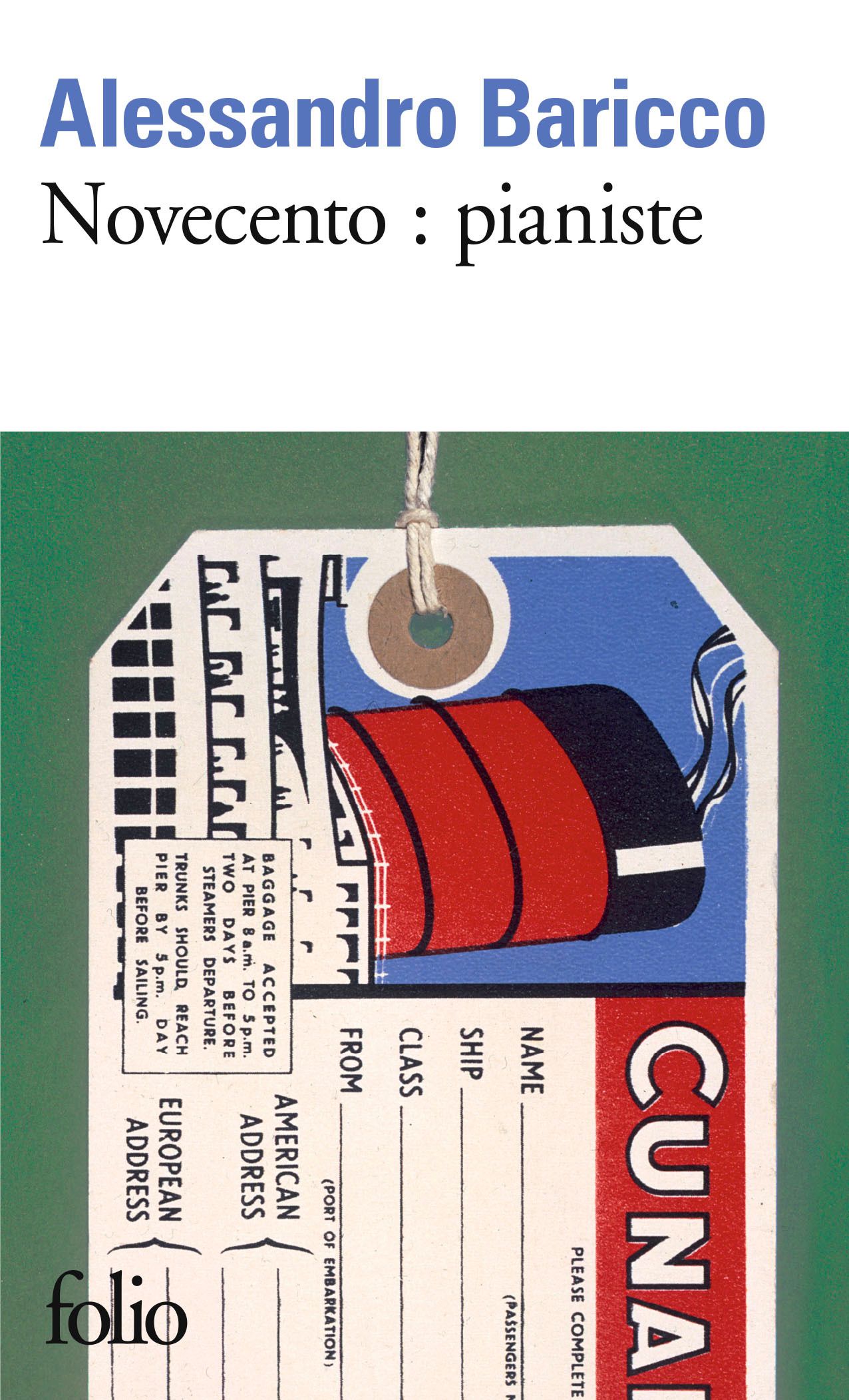 Novecento : pianiste. Un monologue