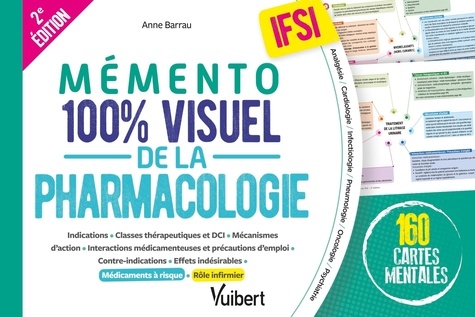 Mémento 100% visuel de la pharmacologie en IFSI. 160 cartes mentales - 2e édition