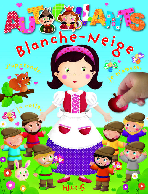 Blanche Neige. J'apprends, je m'amuse, je colle