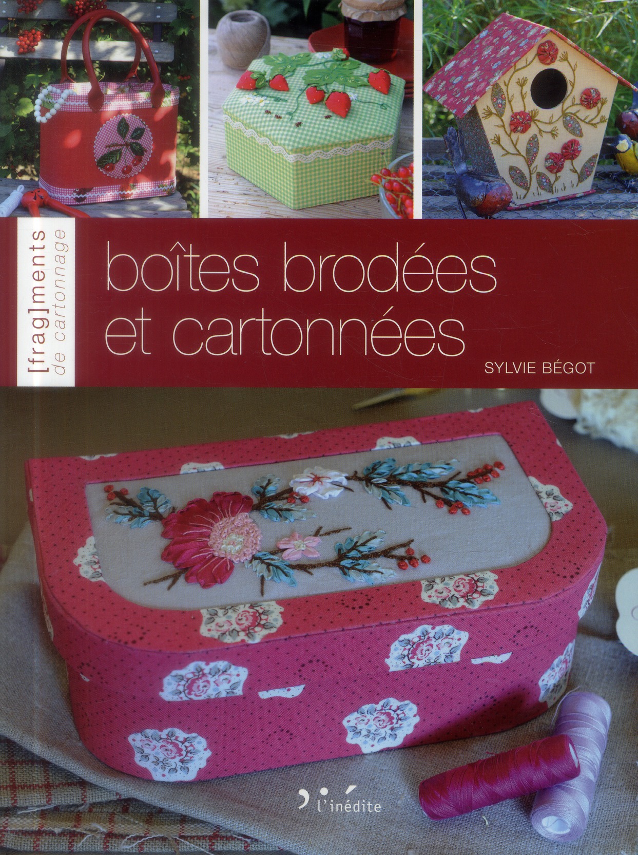Boites brodées et cartonnées
