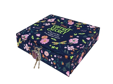 Mon mini coffret secret qui brille dans la nuit. Avec un crayon, une gomme, un carnet, des autocolla