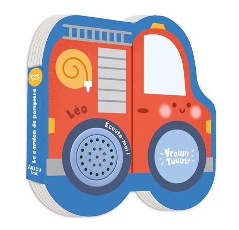 Léo le camion de pompiers. Petits véhicules sonores
