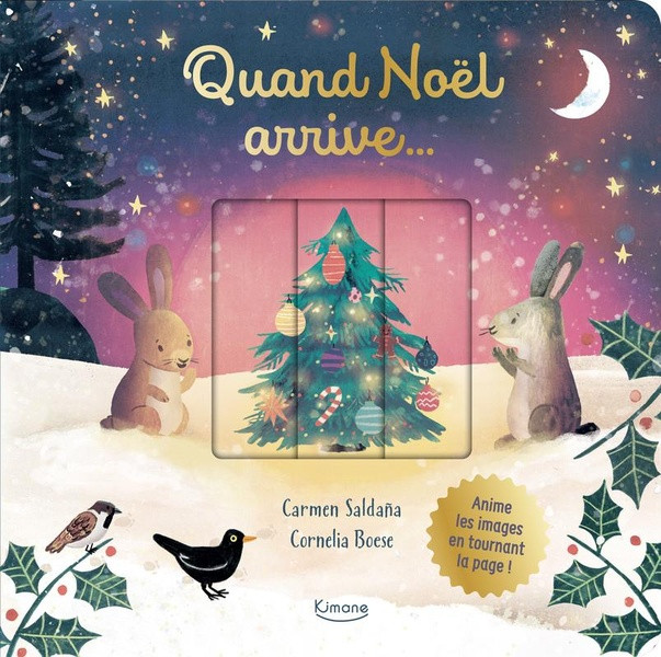 Quand Noël arrive... Anime les images en tournant la page !