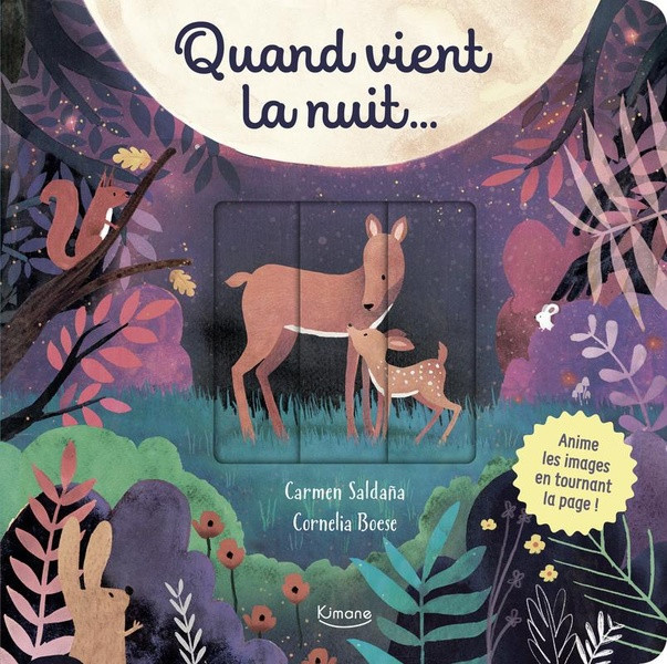 Quand vient la nuit... Anime les images en tournant la page !