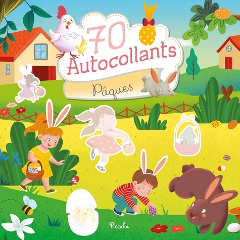 Pâques. 70 autocollants