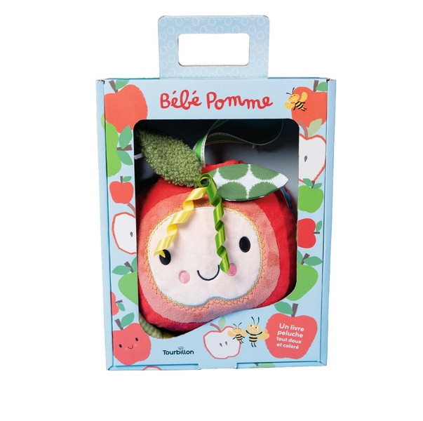 Bébé Pomme. Un livre peluche tout doux et coloré