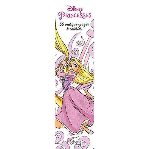 MARQUE-PAGES DISNEY PRINCESSES - 50 MARQUE-PAGES A COLORIER