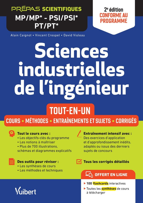 Sciences industrielles de l'ingénieur MP/MP* - PSI/PSI* - PT/PT*. Tout-en-un, 2e édition