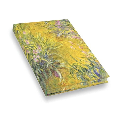 Carnet Monet - Le chemin au milieu des iris