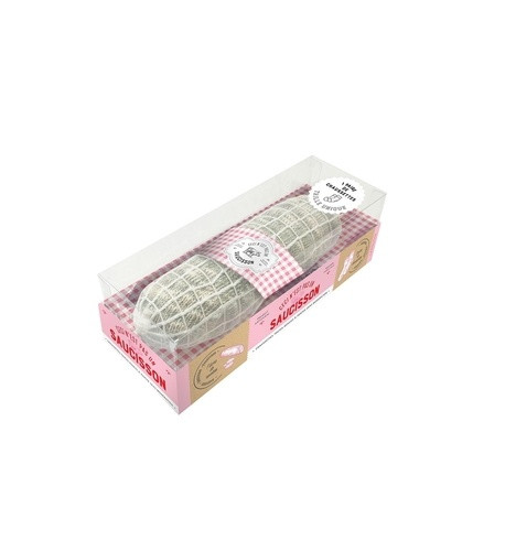 Ceci n'est pas un saucisson. Coffret avec 1 paire de chaussettes taille 38-44 et 1 livret de recette