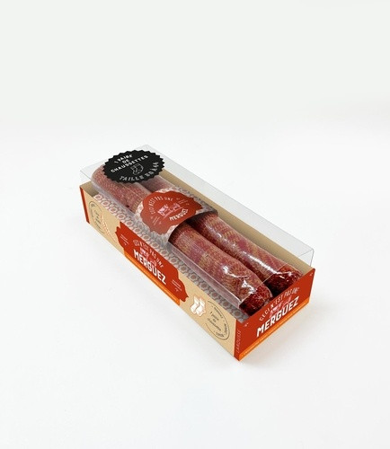 Ceci n'est pas une merguez. Coffret avec une paire de chaussettes (taille 38 à 44) et un livre de re