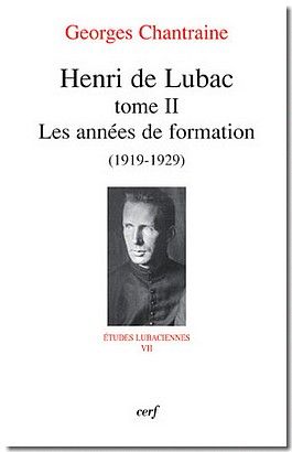 Etudes lubaciennes Tome 7 : Henri de Lubac. Tome 2, Les années de formation (1919-1929)