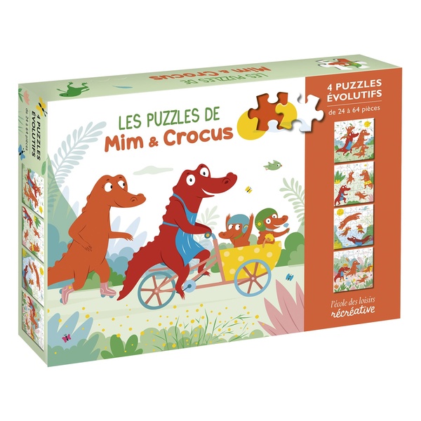 MIM ET CROCUS - 4 PUZZLES EVOLUTIFS