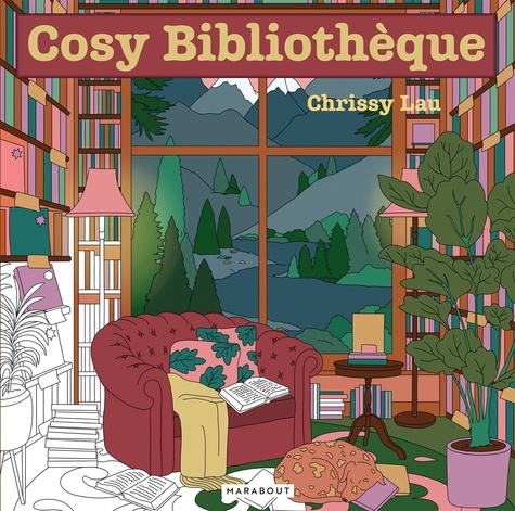 Cosy Bibliothèque. Un monde de livres à colorier