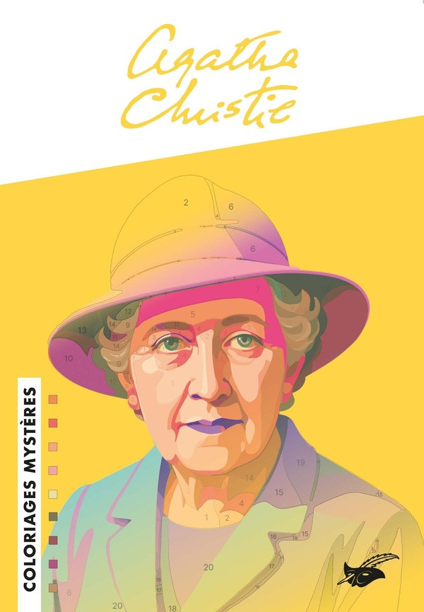 Coloriage mystère Agatha Christie
