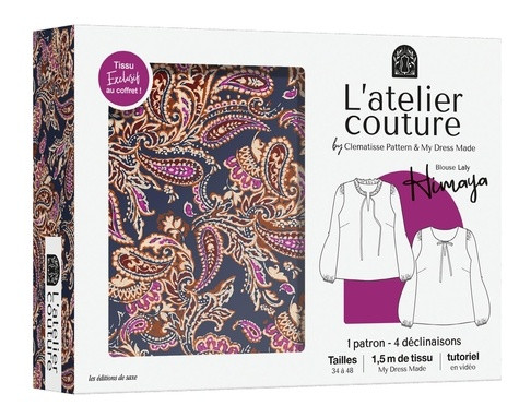 L'Atelier Couture. 1 patron, 4 déclinaisons. Avec 1 livret de montage, 1,5 m de tissu, de l'élastiqu