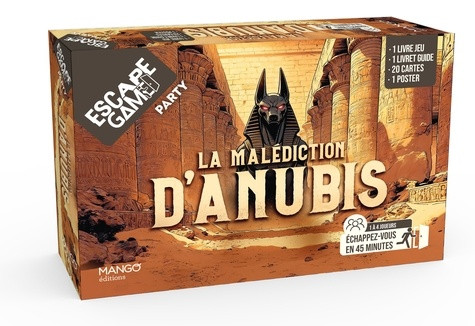 Escape game party - La malédiction d'Anubis. Une aventure à jouer en 45 minutes !