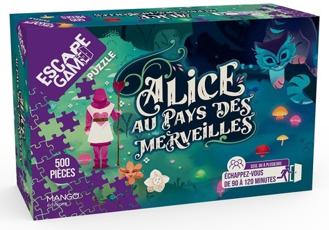 Escape game puzzle - Alice au pays des merveilles. Une aventure à jouer en 120 minutes !