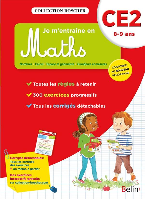 Je m'entraîne en Maths CE2. 8-9 ans
