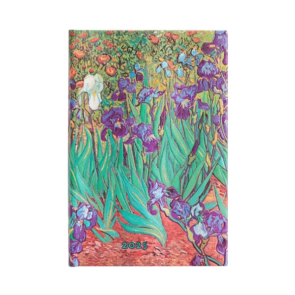 Agenda 12 mois 2025 Horizontal Mini - Iris de Van Gogh