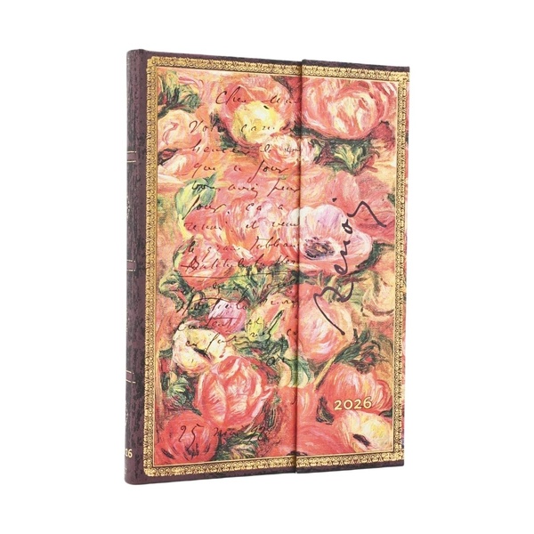 AGENDA 2026 12 MOIS MIDI VERTICAL - RENOIR LETTRE A MORISOT, LES MANUSCRITS ESTAMPES